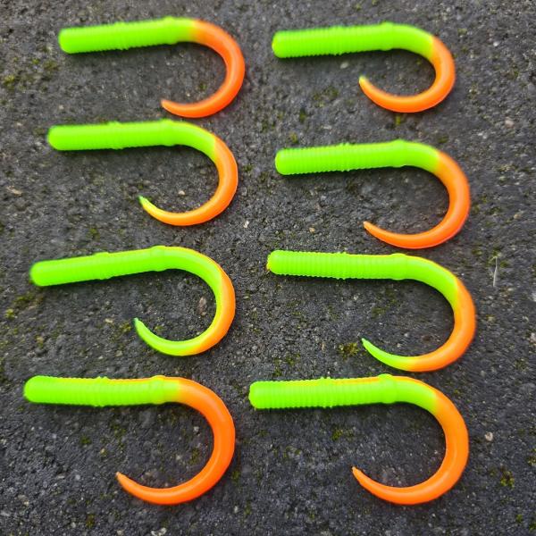 Wurmulus Slim 45mm - Essentials Gum - UV Aktiv Chartrause Orange